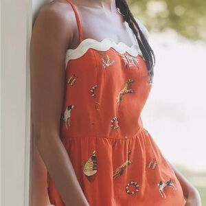 Andie Red Nautical Kids Dress